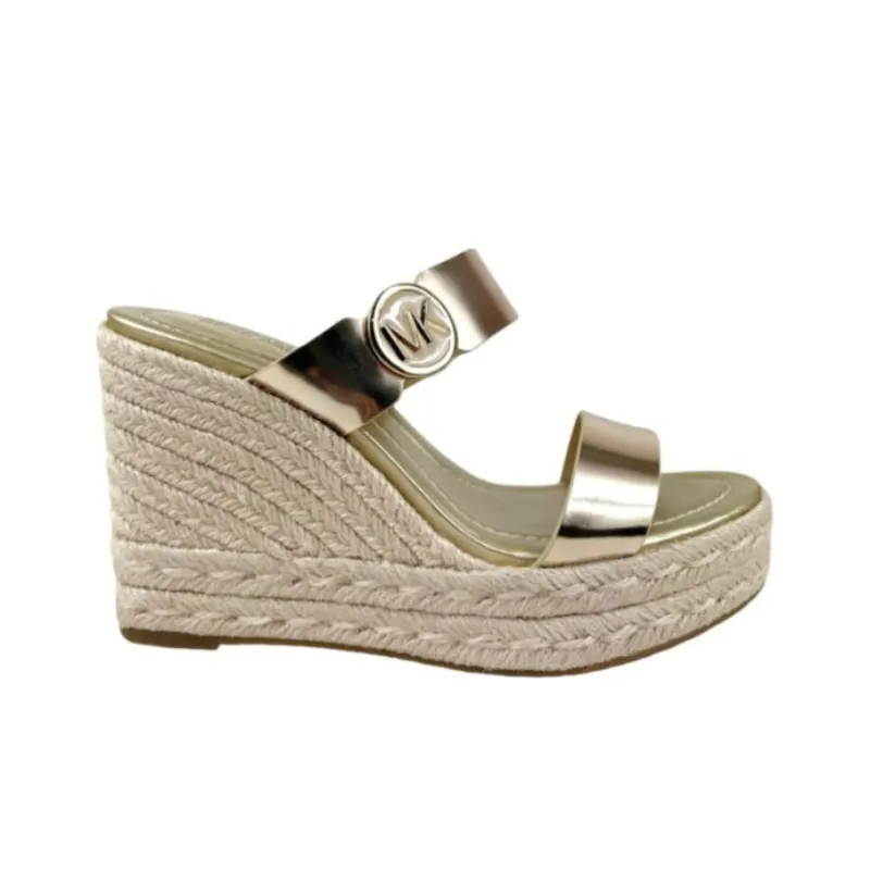 Michael Kors Lucinda Leather Wedge Sandals-1
