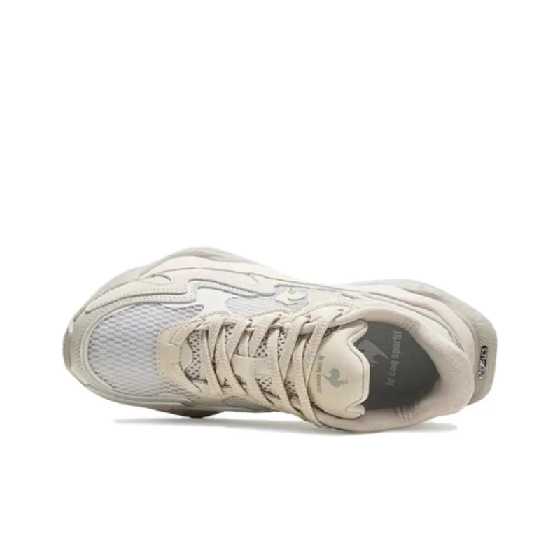Le Coq Sportif Cushioning And Breathable Casual Shoes Women's Beige-3