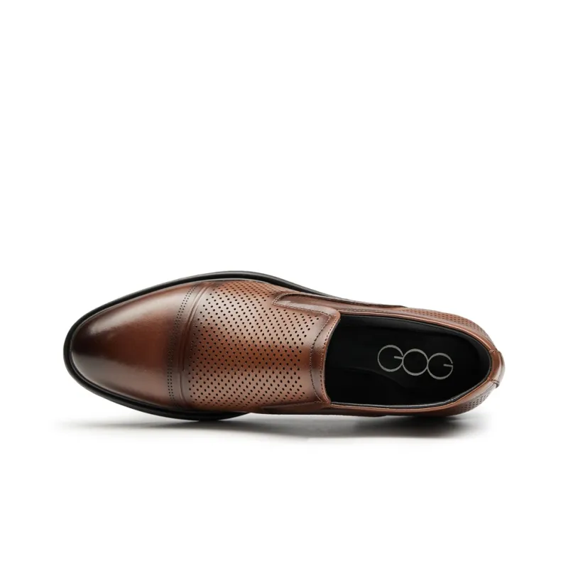 GOG Summer Breathable Business Formal Leather Shoes Men's-8