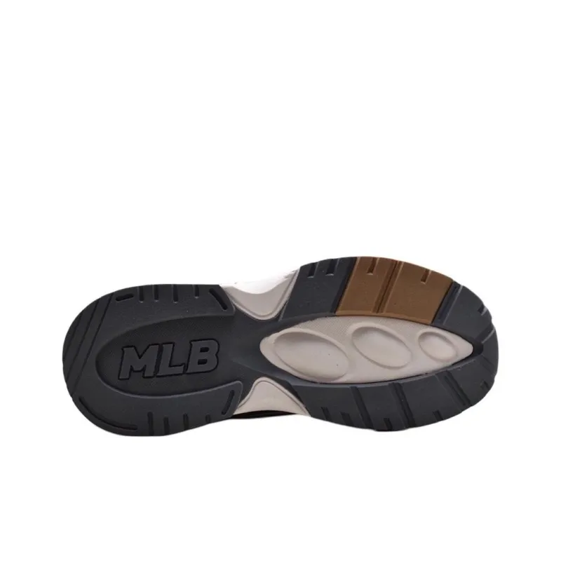MLB Big Ball Chunky Lite SD Cushioning Anti Slip And Wear Resistant Low Top Chunky Sneakers Unisex Brown-3
