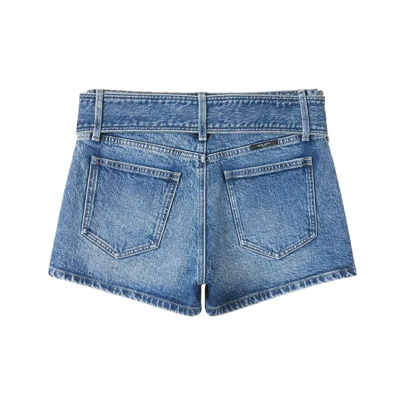 Miss Sixty Denim Shorts Women's Gray Blue-1