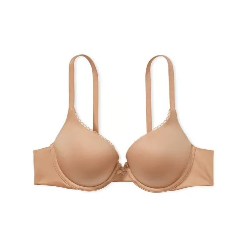 Victoria's Secret BODY By VICTORIA 7449 Comfort Fit Perfect Shape Push Up Smooth Bra Women's Light Khaki