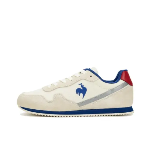 Le Coq Sportif Casual Shoes Unisex Low-Top Off White/Blue Red