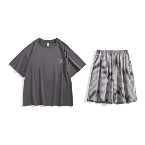 Fadaiqi Pajama Set Men's Light Gray