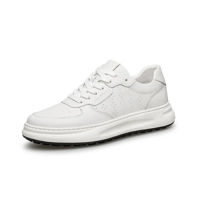 ZRO Skateboard Shoes Men Low Top White/White Gray/White Blue-14