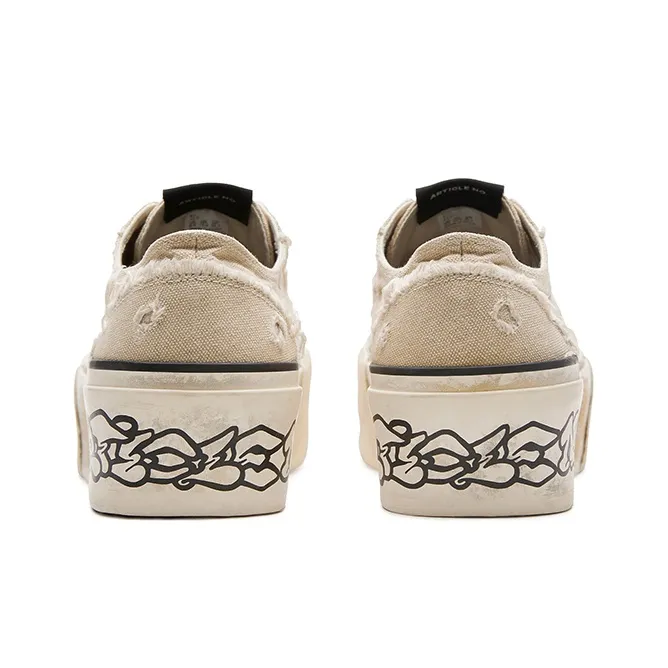 ARTICLE NO. Low Top Canvas Shoes Unisex Sand-2