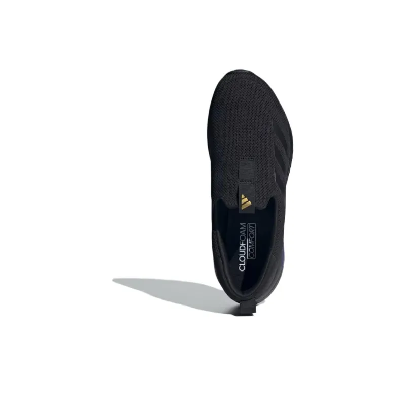 Adidas Cloudfoam Slip Resistant Coverage Low Top Casual Shoes Men's Black-4