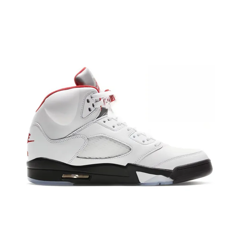 Jordan 5 Retro Fire Red Silver Tongue 2020-1