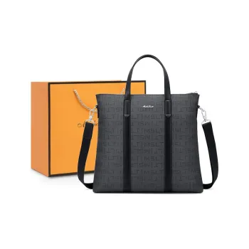 MashaLanti PVC And Synthetic Leather Shoulder Bag Crossbody Bag Handbag Regular Men's Gray Blue