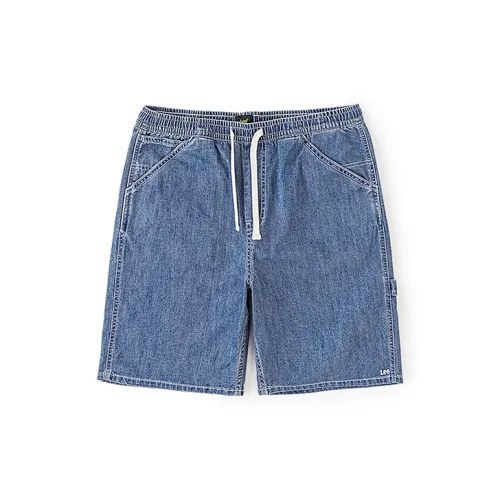 Lee Denim Shorts Men Medium Blue