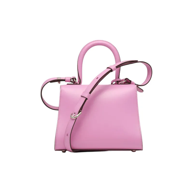 Delvau Brillant Calfskin Shoulder Bag Crossbody Bag Handbag Mini Women's Blue Orchid Pink-3
