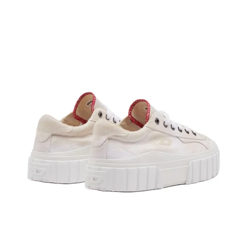 DIESEL S Hanami Low Top Skateboard Shoes Women's White-5