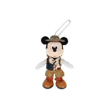 Disney Mickey Mouse 41th Anniversary Explorer Dolls Plush Pendant 17cm Height