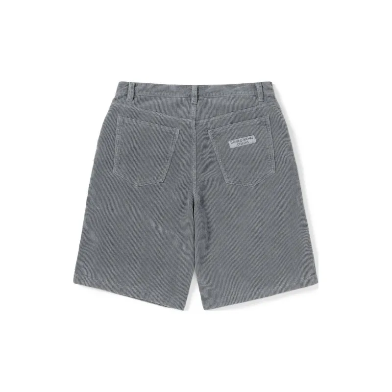Thisisneverthat SS24 Overdyed Corduroy Short Casual Shorts Unisex Gray-1