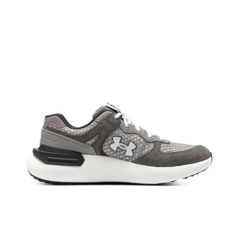 Under Armour Cushioning Anti Slip And Wear Resistant Breathable Coverage Low Top Running Shoes Unisex Dark Gray-1