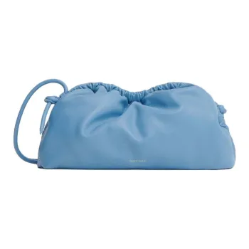 MANSUR GAVRIEL Lambskin Cloud Bag Clutch Extra Large Women's Lake Blue