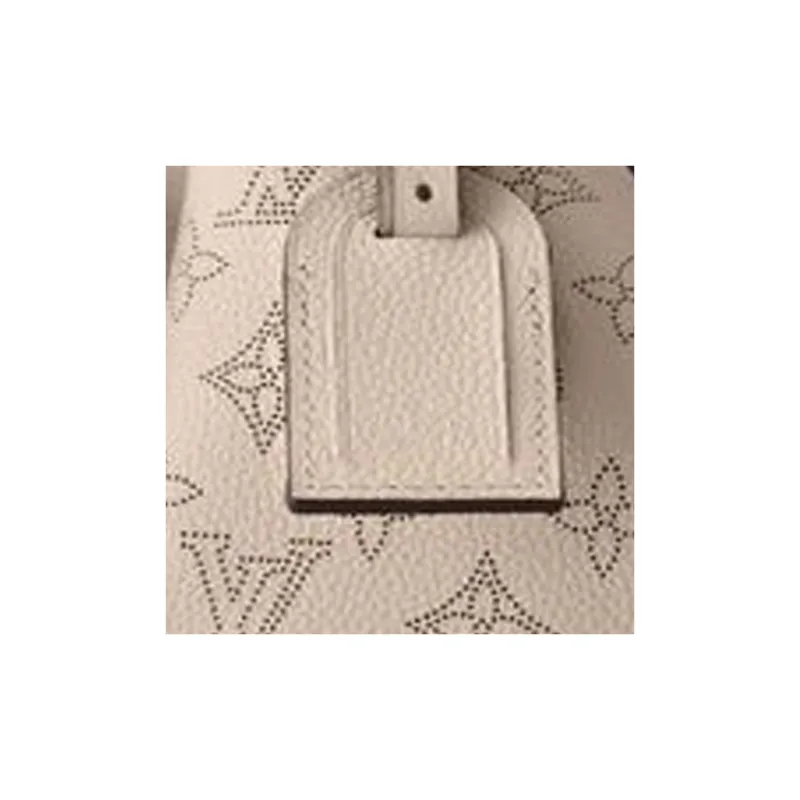 LOUIS VUITTON Leather Shoulder Bag Women's Pebble Gray-3