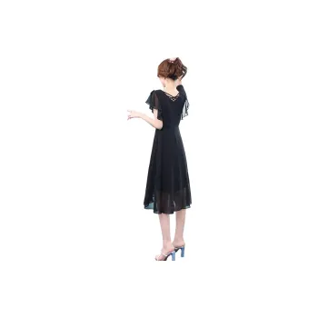 Cypress House Short Sleeved Dress Women's Black