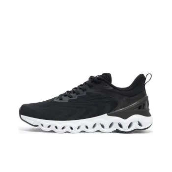 361° Cushioning, Slip Resistant, Abrasion Resistant, Breathable Low Top Running Shoes Men's Black White