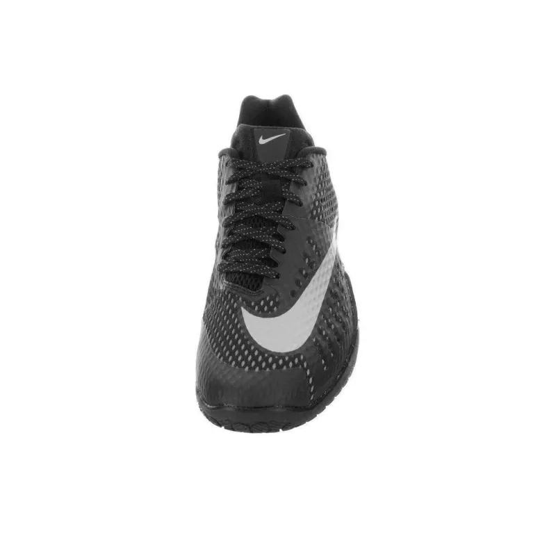 Nike Hyperlive Cushioning, Slip Resistant, And Abrasion Resistant Low Top Basketball Shoes Men's Black-2