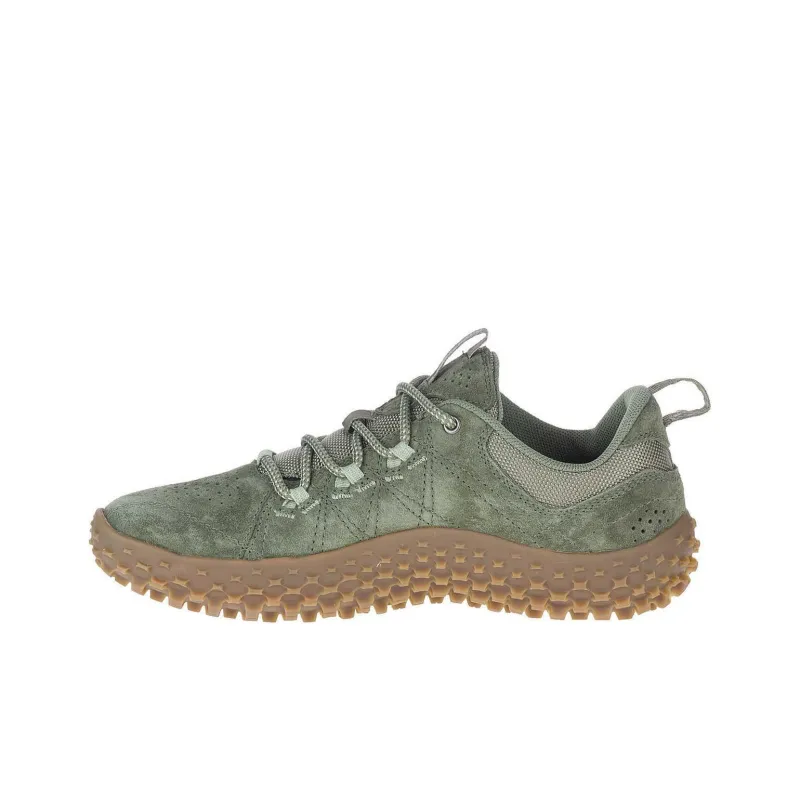 MERRELL Wrapt Shock Absorbers With Slip Resistant And Abrasion Resistant Properties Low Top Casual Shoes Women's Green-1