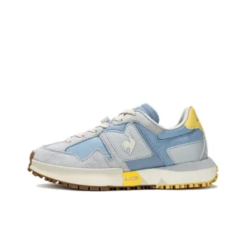 Le Coq Sportif Abrasion Resistant Support Low Top Casual Shoes Men's Light Blue Gray