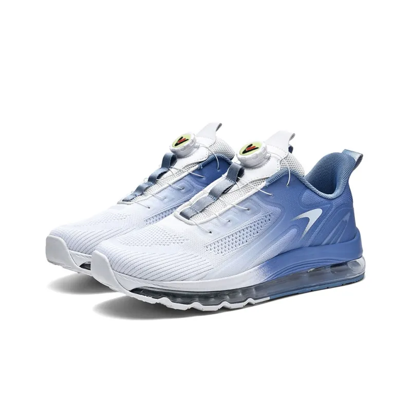 Yalu Running Shoes Unisex Low Top White Blue-2