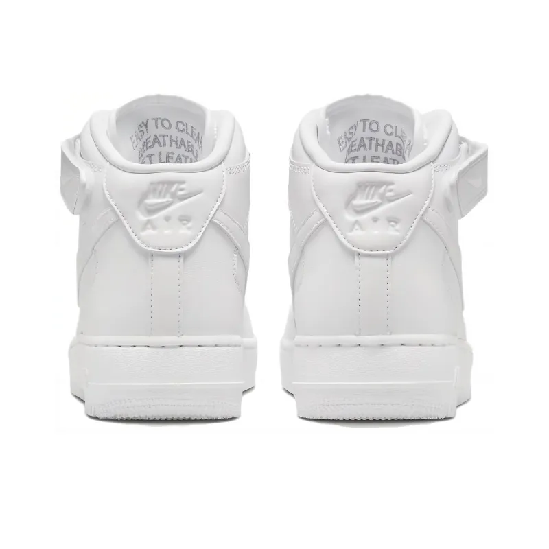 Nike Air Force 1 Mid Fresh Triple White-4