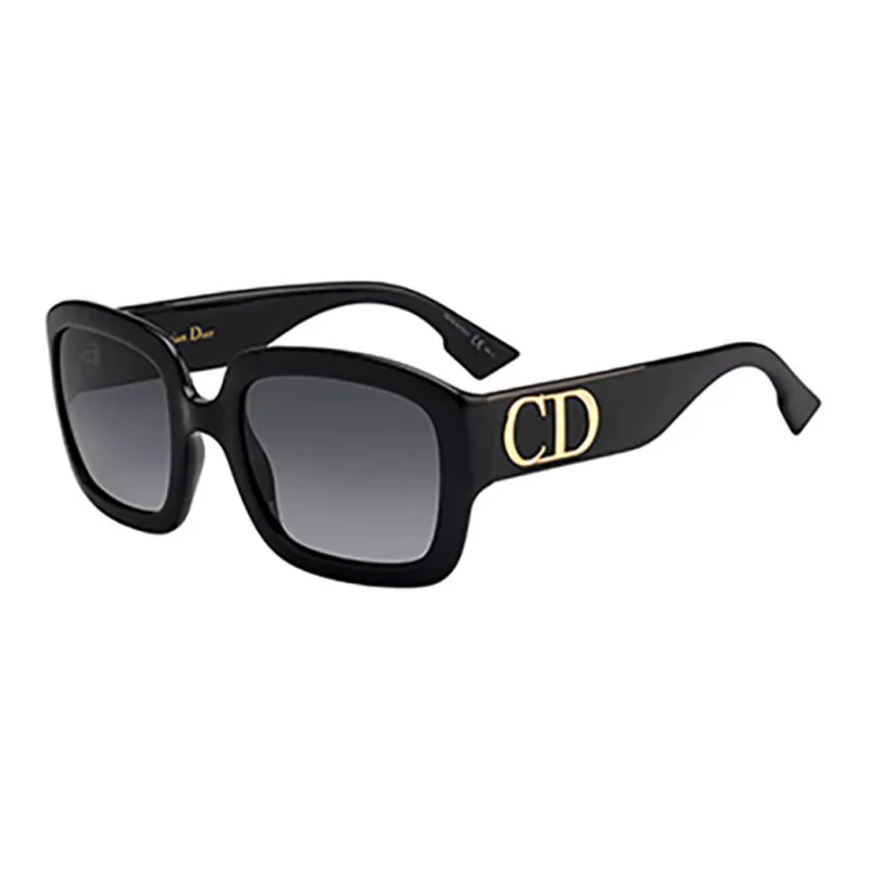 DIOR Square Sunglasses Women's Black-0