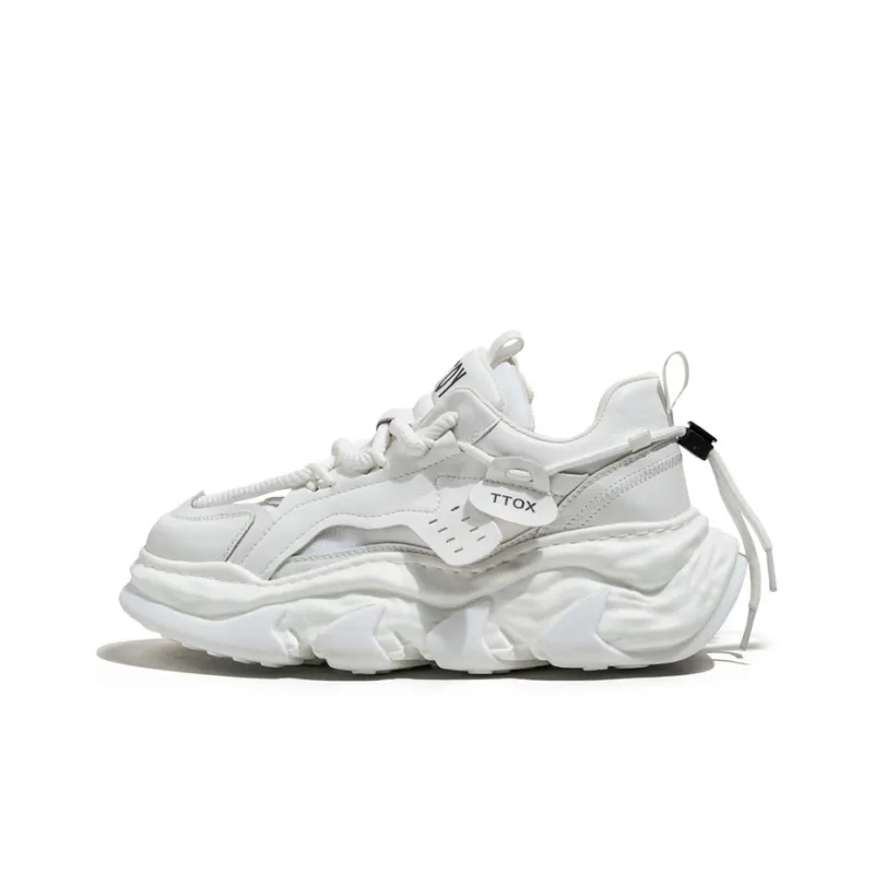 Yalu Shock Absorbers With Slip Resistant Features Low Top Chunky Sneakers Men's-8