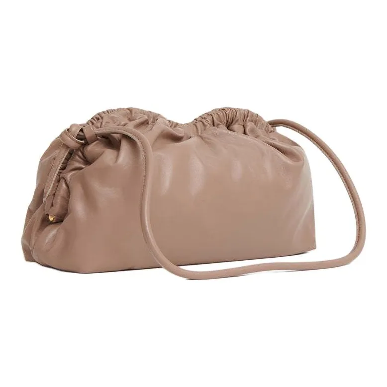 MANSUR GAVRIEL Lambskin Cloud Bag Clutch Extra Large Women's Brown-1