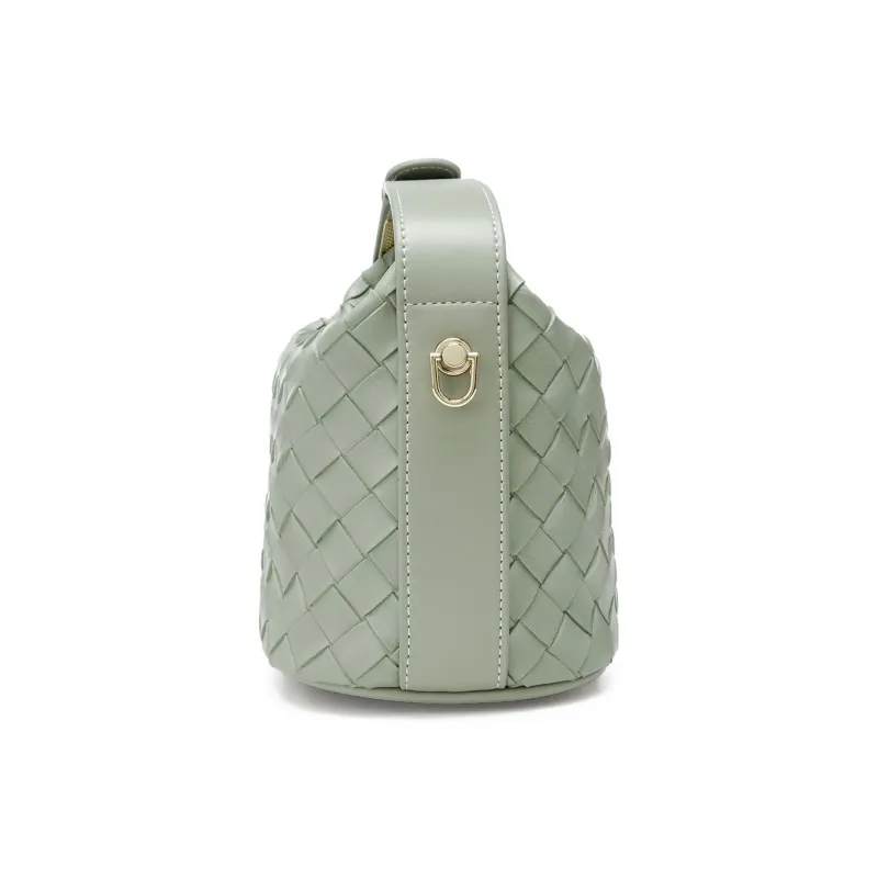 JOSINY PU Mini One Shoulder Handbag Women's Black/Camel/Ecru/Light Green-18