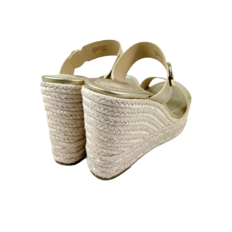 Michael Kors Lucinda Leather Wedge Sandals-3