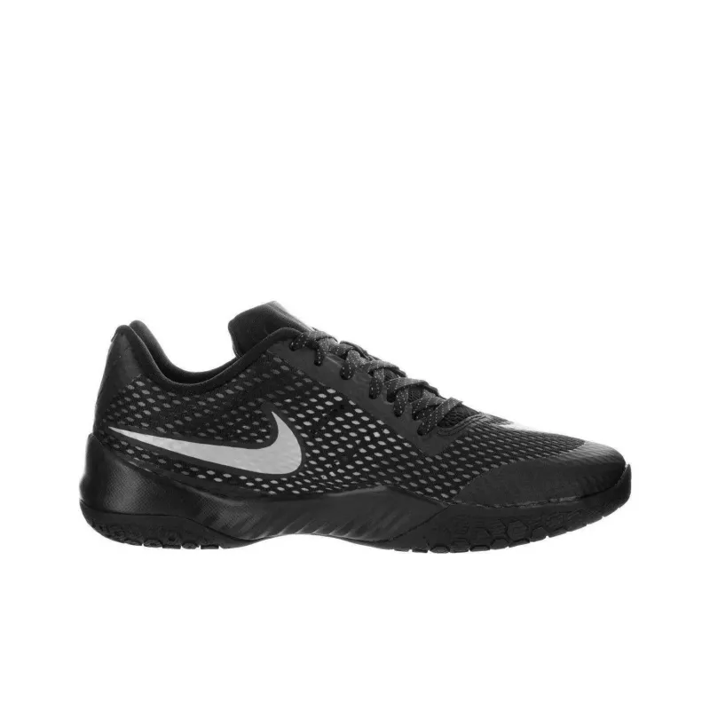 Nike Hyperlive Cushioning, Slip Resistant, And Abrasion Resistant Low Top Basketball Shoes Men's Black-1