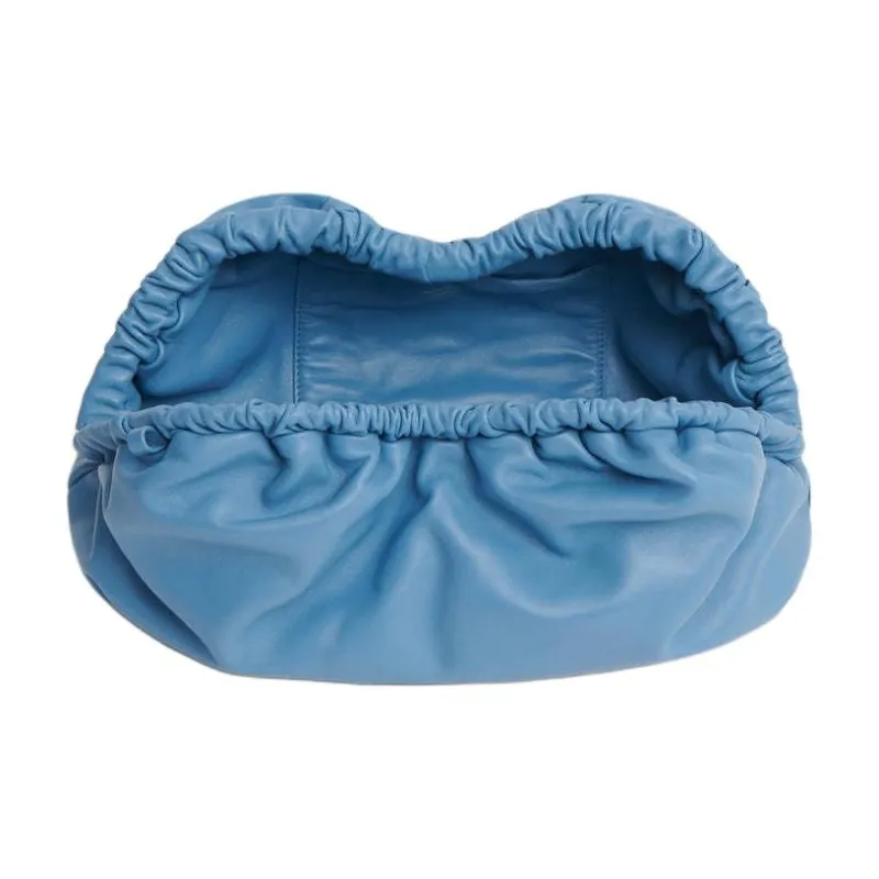MANSUR GAVRIEL Lambskin Cloud Bag Clutch Extra Large Women's Lake Blue-2