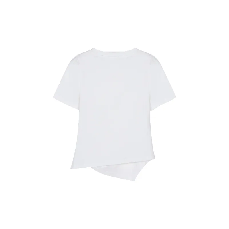 BASIC HOUSE Regular T-Shirt Women's White-1