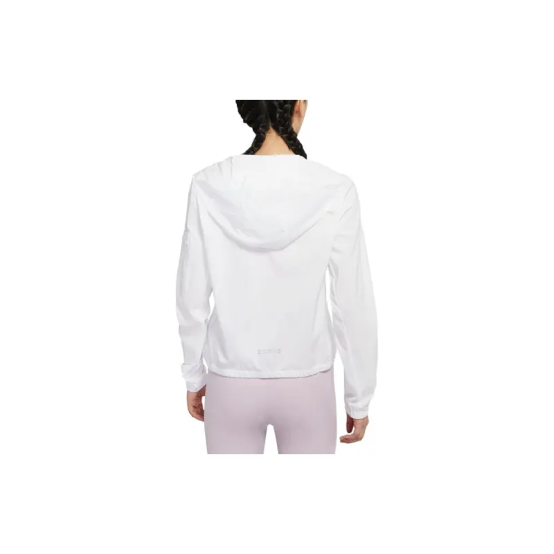 Nike Women'ss Logo Running Hooded Jacket White-1