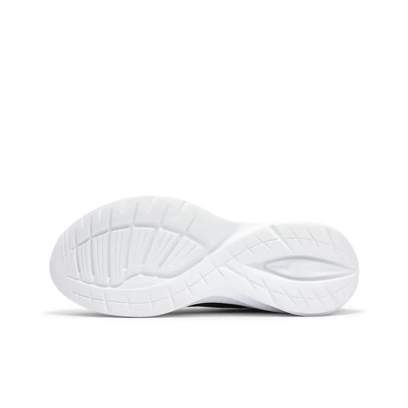 361° Sharp Leaf 2.0 Cushioning, Slip Resistant, And Abrasion Resistant Low Top Running Shoes Men's Black White-4