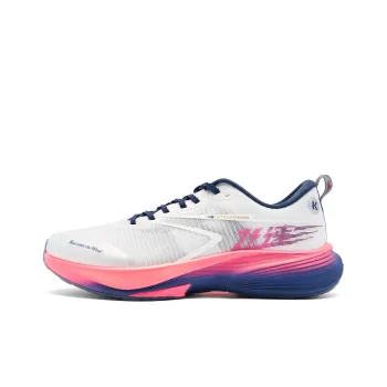 QIAODAN Fast 2.0   Strong Wind Blowing Running Shoes Men Low Top Jordan White Green Plum
