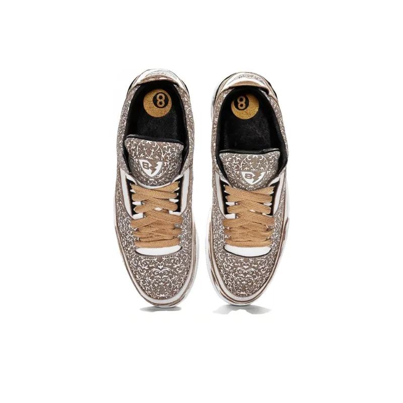 Jordan Air Jordan 3 Low 'Kobe' Anti-Slip Wear-Resistant Low-Top Vintage Basketball Shoes Men's Brown-3