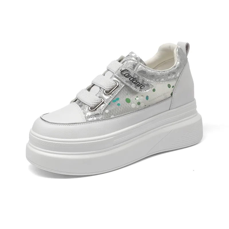 CARDANRO Low Top Slip on Hook and Loop Skateboard Shoes Women's-2