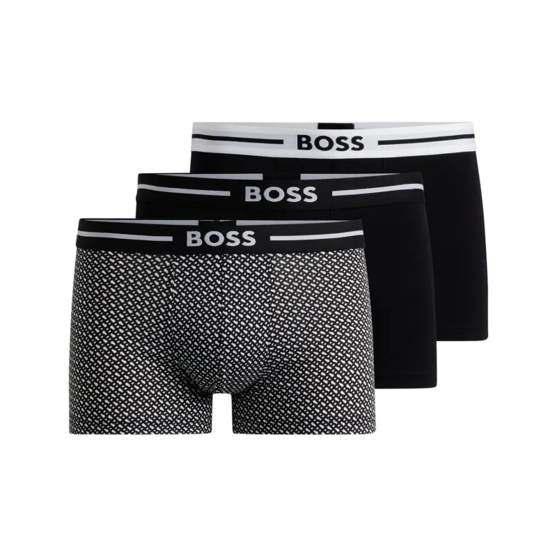HUGO BOSS Printed Boxers Pack Of Three-0