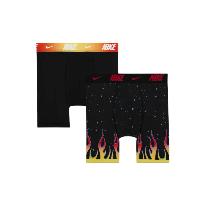 Nike Dri-FIT Printed Boxer Briefs Underpants Men's 2 Pack Black-0