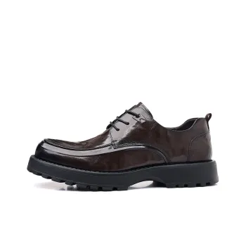 Help Men's Casual Shoes Men Low Top Black/Brown