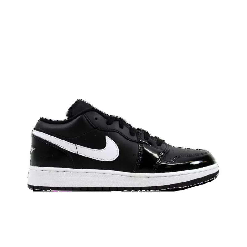 Jordan 1 Low Black Patent White GS-1