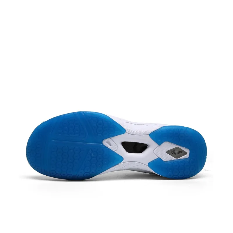 XPD Badminton Shoes Unisex Low Top White/Blue-6
