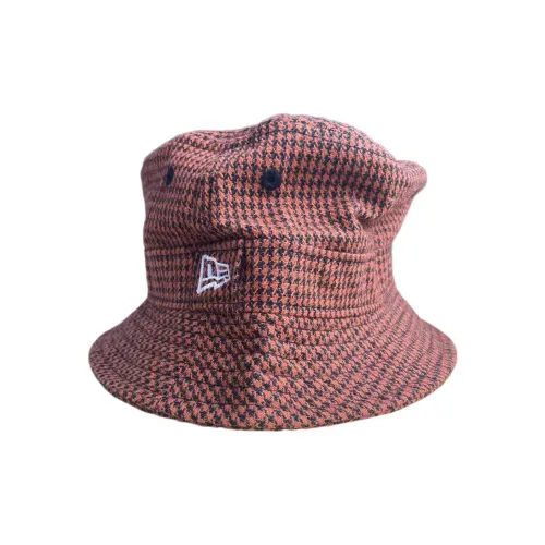 New Era Polyester Bucket Adjustable hats Unisex Red