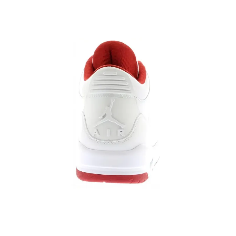 JORDAN 3 'White Red'-4