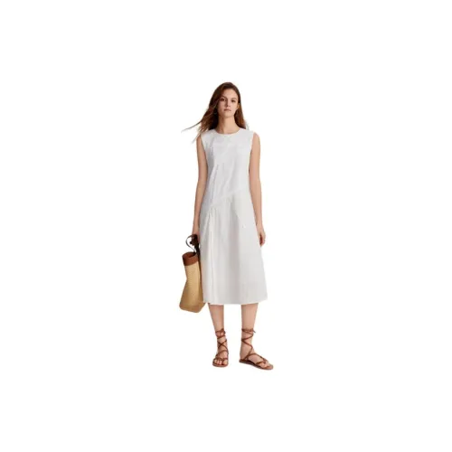 ELLE Sleeveless Dresses Women's White