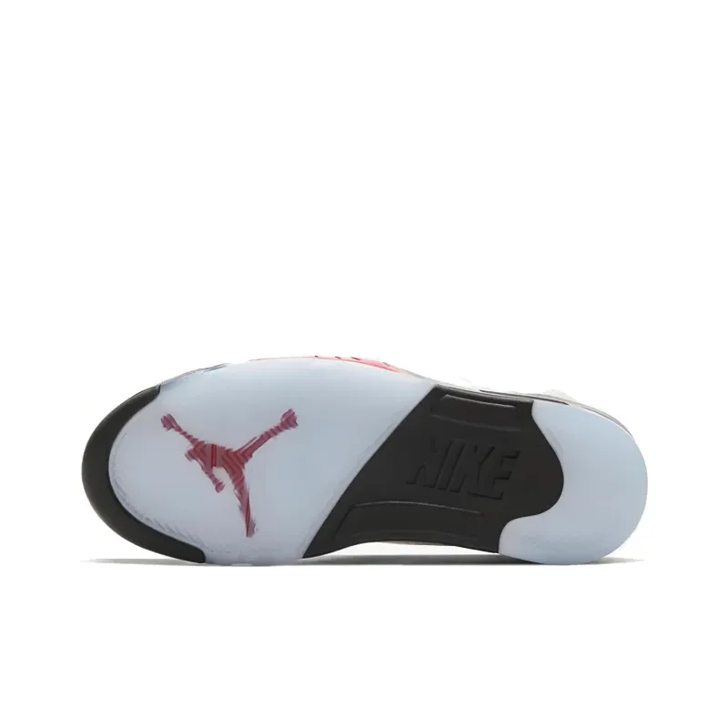 Jordan 5 Retro Fire Red Silver Tongue 2020-5